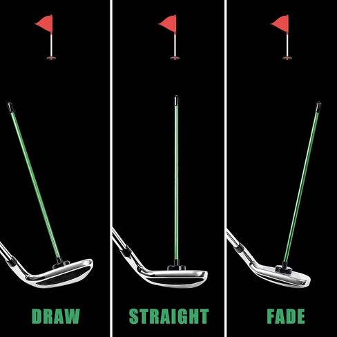 2 حزمة المغناطيسي نادي الغولف محاذاة عصا الغولف التدريب المعونة المغناطيس زاوية الكذب أداة التدريب الإيدز تصور يوضح الصحيح جولف سوينغ الهدف in Kuwait