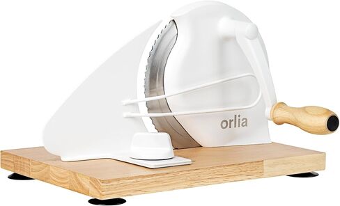 Manual Bread Slicer for Homemade Bread – Adjustable Thickness, Even Slicing Hand-Crank Bread Cutter with Scale Guide, Serrated Blade & Secure Base in Saudi Arabia