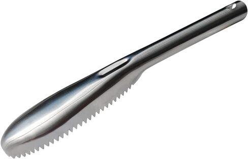Fish Scaler, 304 Stainless Steel Fish Scaler Remover, Sawtooth Fish Descaler Tool for Family Kitchen, Seafood Markets in Saudi Arabia