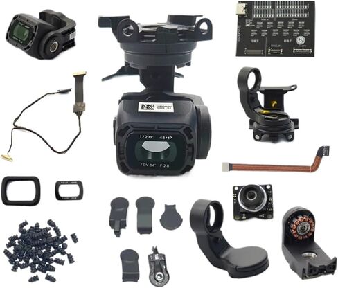 ملحقات الطائرات بدون طيار، متوافقة مع جزء Mavic Air 2 Gimbal - غطاء غطاء الكاميرا Gimbal Shell PTZ كابل زجاج عدسة مسطح، متوافق مع DJI، Mavic Air 2 Drone (كابل الإشارة) in Kuwait