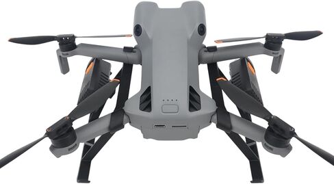 Landing Gear with Night Flight Lights for DJI Mini 5 Pro, Rechargeable Dual-Light Searchlight Elevated Tripod Landing Gear Legs Compatible with DJI Mini 5 Pro Drone Accessories in Saudi Arabia