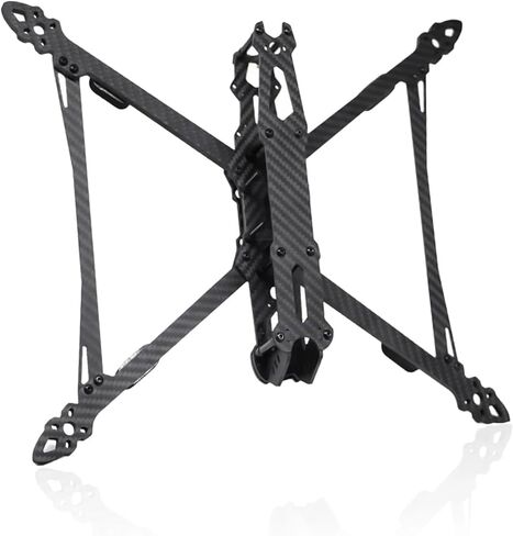 طقم إطار الطائرة بدون طيار MARK4 V2 FPV مقاس 9 بوصة/387 مم 10 بوصة/427 مم من ألياف الكربون لطائرة RC FPV حرة طويلة المدى للسباق بدون طيار كوادكوبتر (10 بوصة) in Saudi Arabia