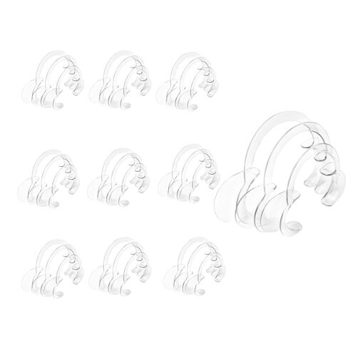Dental Cheek Retractor, 30-Pack C-Shape Professional Plastic Mouth Opener Retractors for Party, Teeth Whitening and Mouthguard Challenge Game (Blue-30pcs) in Saudi Arabia