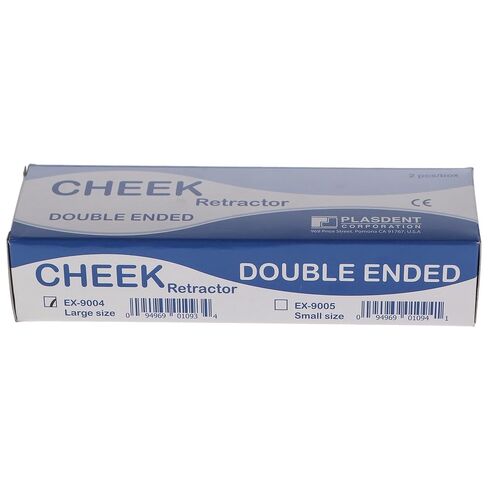 EX-9004 Double Ended Cheek Retractors Size Large Clear in Color 2/pk in Saudi Arabia