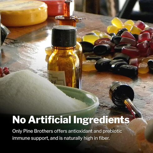 Pine Bros. Gummy Sore Throat Softish Drops 30 Count (approx) (2 Bags, Sugar Free) in Kuwait