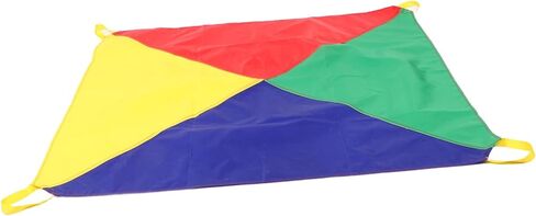 Kisangel Kids Parachute: Outdoor Group Play Rainbow Parachute for Kindergarten - Children Cooperative Team Activity for Sports Meet in Saudi Arabia