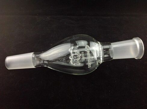 Chemglass CG-1319-02 Series CG-1319 Self Washing Rotary Evaporator Bump Trap, 100 mL, 24/40 Top Outer, 24/40 Lower Inner in Kuwait