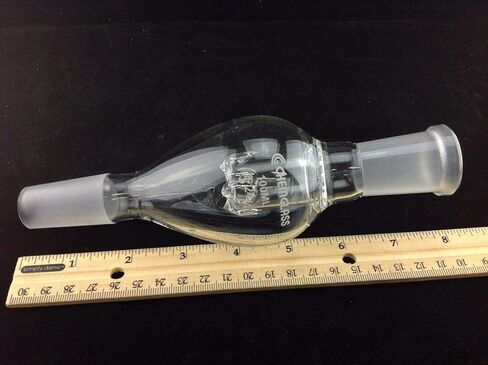 Chemglass CG-1319-02 Series CG-1319 Self Washing Rotary Evaporator Bump Trap, 100 mL, 24/40 Top Outer, 24/40 Lower Inner in Kuwait