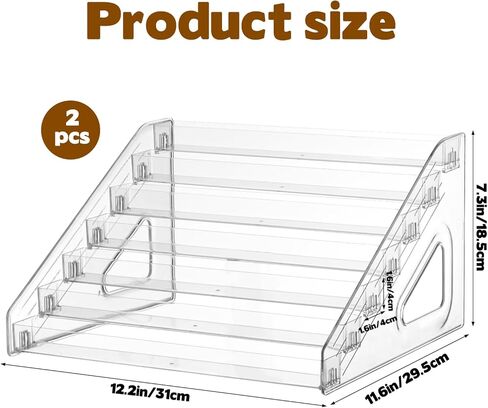 2 حزمة 7 الطبقة كوكي عرض موقف واضح الاكريليك المتدرج الحلوى الوقوف للخبازين البائعين الأطراف الحرفية المعارض أكشاك السوق كوكي عرض موقف لعرض الكعك الحلوى in Kuwait
