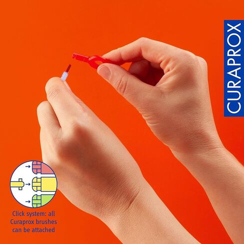 مجموعة فرش Curaprox Interdental CPS 405 Perio Start - للفجوات الأكبر والعناية باللثة | تتضمن 5 فرش وحوامل مزدوجة للتنظيف المرن | صناعة سويسرية in Kuwait