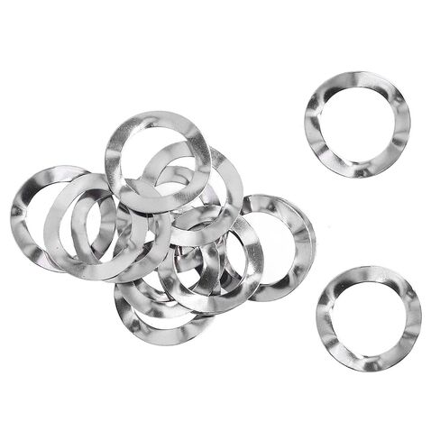 Gonetre 100Pcs Wave Washer Assortment Kit Crinkle Wavey Washers A2 Stainless Steel Fastener Hardware for Automotive DIY and Construction Projects (M6) in Saudi Arabia