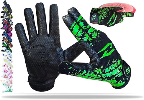 قفازات القرص للجولف الفريسبي النهائي - قبضة قبضة اليد وأصابع احتكاك اليد خفيفة الوزن ومسامية وخفيفة للرجال والكبار بريميوم معززة من الجلد غير القابل للانزلاق والدفء in Kuwait