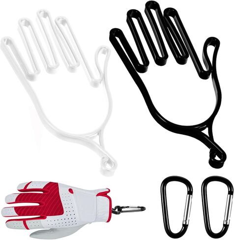 2 Pcs Golf Glove Stretcher Support Frame, Golf Gloves Holder Hanger Keeper Rack Dryer Shaper Tool Holder with Hanger for Gloves Maintenance Accessories Gifts for Men Women Golfer in Saudi Arabia