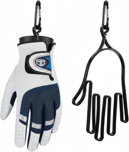 2 Pcs Golf Glove Stretcher Support Frame, Golf Gloves Holder Hanger Keeper Rack Dryer Shaper Tool Holder with Hanger for Gloves Maintenance Accessories Gifts for Men Women Golfer in Saudi Arabia
