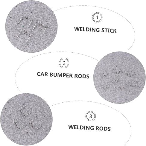 Holibanna 1000pcs Car Bumper Repair Welding Rods Full Smooth Welding for Cars Bumper Guards in Kuwait