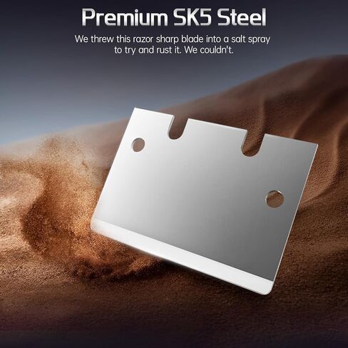 مكشطة طابعة BIQU Panda Edge ثلاثية الأبعاد + مجموعة أدوات شفرات 3 قطع، مكشطة إزالة الطابعة ثلاثية الأبعاد من الفولاذ SK5 متوافقة مع شفرة Bambu-Lab، مكشطة طابعة ثلاثية الأبعاد معدنية بالكامل مع مقبض مريح in Kuwait