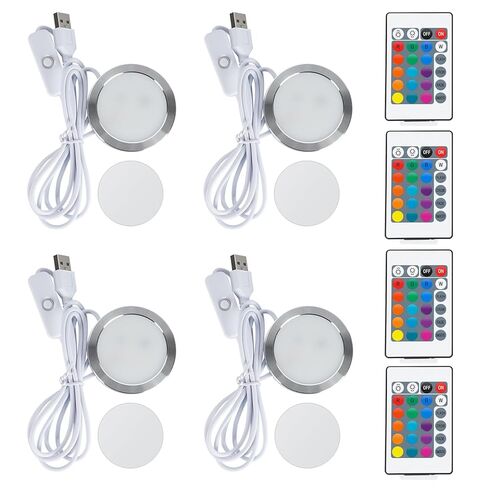 طقم مصابيح LED RGB للتحكم عن بعد لملحقات الطابعة ثلاثية الأبعاد من Bambu Lab - طابعة ثلاثية الأبعاد DIY متعددة الألوان تتضمن زر بطارية Makerworld قطع غيار نماذج الأجهزة 5 فولت تعمل بالطاقة USB (قطعة واحدة) in Kuwait