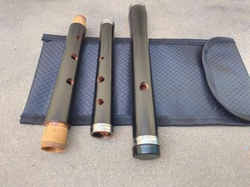 Black Wooden Irish Flute Key of D, Rosewood Style Celtic Flute for Traditional Irish, Celtic & Folk Music in Saudi Arabia