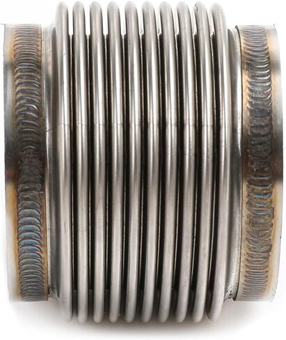 FORDECO 3 "ID T304 الفولاذ المقاوم للصدأ العادم بيلو فليكس الأنابيب المشتركة 3" فائقة القوة الطول الإجمالي 4 " in Kuwait