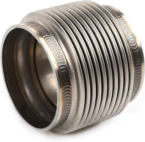 FORDECO 3 "ID T304 الفولاذ المقاوم للصدأ العادم بيلو فليكس الأنابيب المشتركة 3" فائقة القوة الطول الإجمالي 4 " in Kuwait