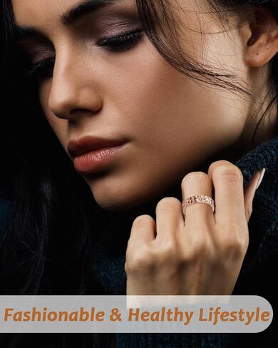 EnerCoppeX Copper Magnetic Ring for Women, Lymphatic Drainage Adjustable Ring, 3500 Gauss Magnet (I) in Kuwait