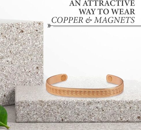 Sabona Copper Rope Magnetic Wristband, Copper Wristband, Large, 6.5" in Saudi Arabia