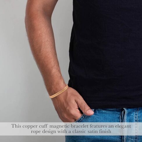 Sabona Copper Rope Magnetic Wristband, Copper Wristband, Large, 6.5" in Saudi Arabia