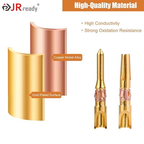 JRready JRSSW-CP20 Series Circular Connector Dedicated Contact Kit - 30 Pairs Gold-Plated Solid Terminals, Soldering Design, Supports 14-18AWG Wire Gauge in Saudi Arabia