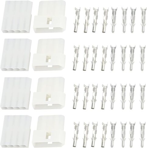 4 أزواج 0.062 بوصة 4 موصلات موليكس للذكور والإناث مع دبابيس لتركيب كابل الكمبيوتر in Kuwait