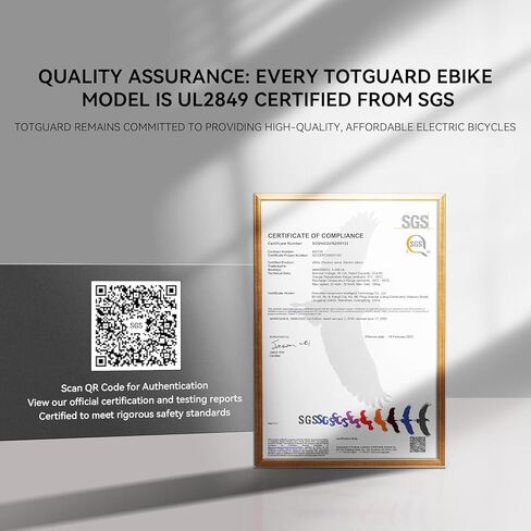 دراجة كهربائية TotGuard للبالغين، دراجة كهربائية مقاس 26 بوصة مع محرك بدون فرش بقدرة 700 وات، دراجة كهربائية بسرعة 20 ميلاً في الساعة مع بطارية قابلة للإزالة بقدرة 374.4 وات في الساعة، دراجة جبلية كهربائية بطول 50 ميلًا، 21 سرعة، معتمدة من SGS إلى UL 2849 in Kuwait