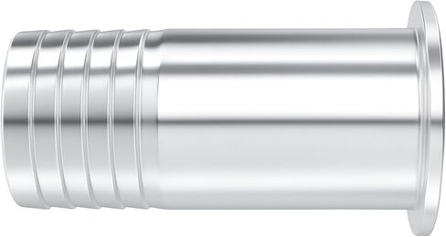 Extended 1.5" Tri Clamp to 1" Hose Barbed Adapter SUS304 Sanitary Barb Fitting 4" Length in Saudi Arabia