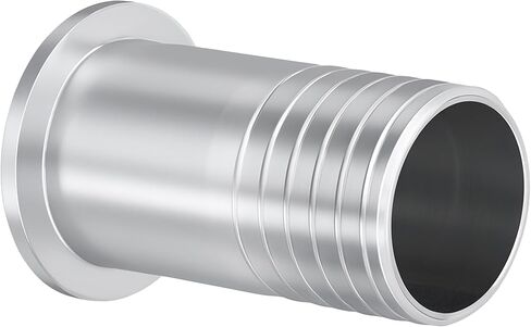 Extended 1.5" Tri Clamp to 1" Hose Barbed Adapter SUS304 Sanitary Barb Fitting 4" Length in Saudi Arabia