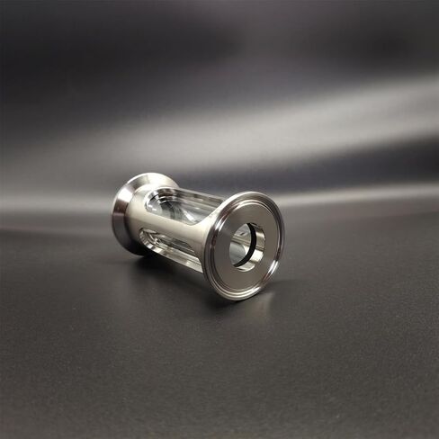 زجاج صحي قصير الرؤية مقاس 1.5 بوصة/1 بوصة، 1 بوصة OD، 304 من الفولاذ المقاوم للصدأ، ختم EPDM، ارتفاع مضغوط 86 مم in Kuwait