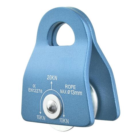 JEELAD 26kN Climbing Pulley Aluminum Alloy Rescue Pulley Single Sheave for Hauling Outdoor Zipline Climbing Rigging in Kuwait