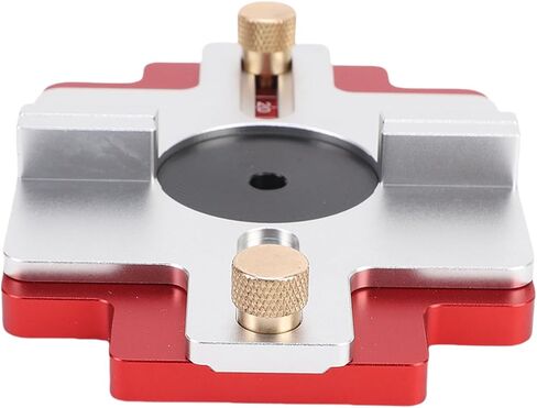 WALFRONT Wood Router Slotting Locator 2 in 1 Aluminum Alloy Base Bracket for Beveling Grooving Curve Cutting with Adjustable Depth and Clear Scale in Saudi Arabia