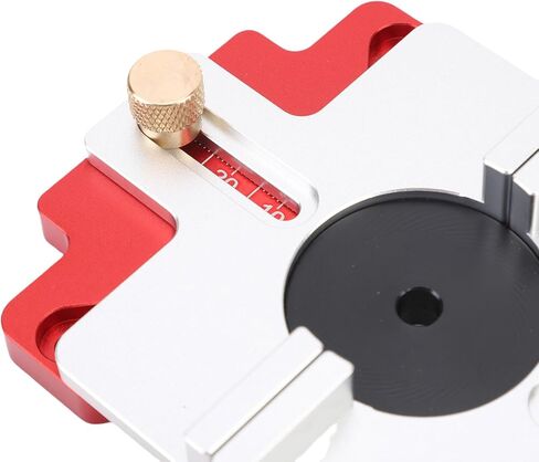 WALFRONT Wood Router Slotting Locator 2 in 1 Aluminum Alloy Base Bracket for Beveling Grooving Curve Cutting with Adjustable Depth and Clear Scale in Saudi Arabia