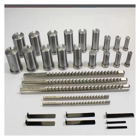 1PC Push-Type Keyway Broach High Speed Steel Bushing Size for CNC Router Metalworking Heat Resistance(27C) in Saudi Arabia