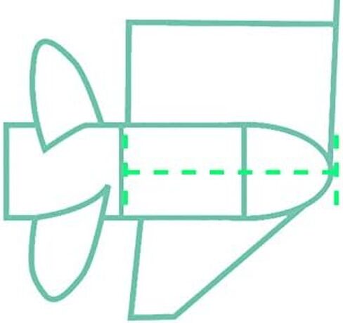 Panther Marine 35-SS640 Safe-Skeg - Evinrude/Johnson Outboard (60, 70 HP), 1984-2002 in Kuwait