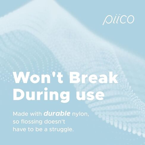 Piico Orthodontic Flosser, Floss Picks Designed for Braces, Unbreakable, Shred-Resistant, Resealable-50 Count in Kuwait