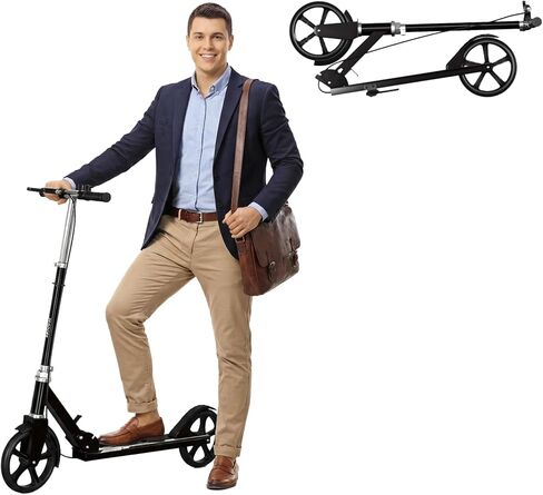 الدراجات البخارية للأطفال من 8 إلى 12 عامًا ، والمراهقين والكبار - سكوتر ركاب قابل للطي مع الجرس ، وفرامل اليد والارتفاع القابل للتعديل ، وسعة 220 رطل ، مثالية للمدرسة ، الحرم الجامعي ، ركوب الحديقة in Kuwait