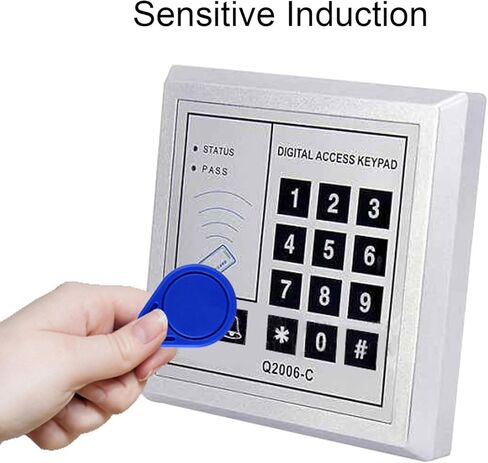 10 قطع من علامات مفاتيح بطاقة IC من Sorandy مناسبة، سلسلة مفاتيح RFID UID فارغة عالمية 125 كيلو هرتز غير ملامسة للتحكم في الوصول، متوافقة مع شريحة 1386 1326 H10301 T5577 in Saudi Arabia