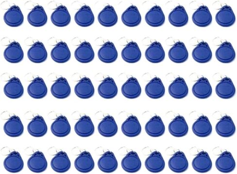 RFID Key Fobs UID 13.56MHz علامة رمزية ذكية قابلة لإعادة الكتابة IC (أزرق - 50 قطعة) in Saudi Arabia