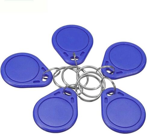 RFID Key Fobs UID 13.56MHz علامة رمزية ذكية قابلة لإعادة الكتابة IC (أزرق - 50 قطعة) in Saudi Arabia