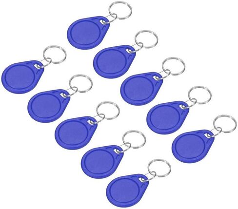 RFID Key Fobs UID 13.56MHz علامة رمزية ذكية قابلة لإعادة الكتابة IC (أزرق - 50 قطعة) in Saudi Arabia