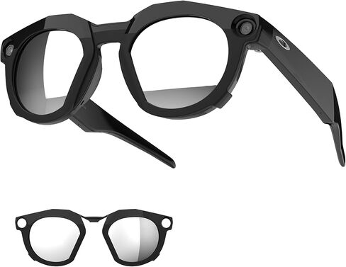 HIBLOKS Polarized Clip Compatible with Oakley Meta HSTN Smart Glasses Accessories, Black Frame Discoloration Clip-on for Oakley Meta HSTN Protect Your Eyes, Cool & Fashion in Kuwait