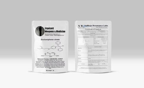 EdgeLord Enclomiphene Citrate Research Chemical, 5g Pack, for Laboratory Analysis in Saudi Arabia