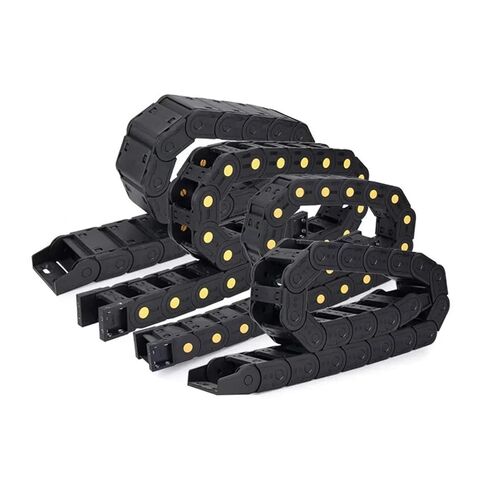 Cable Drag Chain Wire Carrier 45 * 50 60 75 100 125 150 175 200 Transmission 1000mm End Connectors for Router Machine Cable(100mm,45x250mm,Enclosed Type Open) in Saudi Arabia