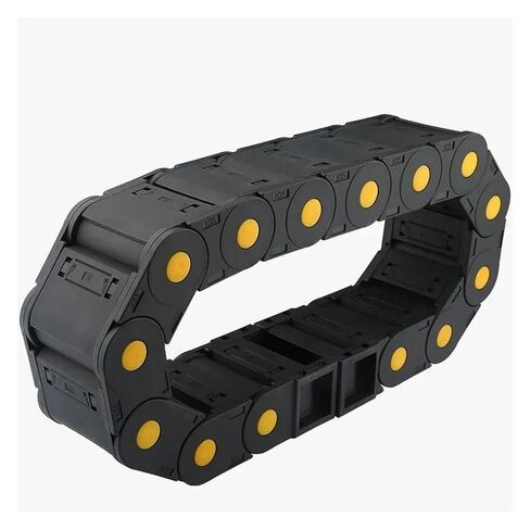 Cable Drag Chain Wire Carrier 45 * 50 60 75 100 125 150 175 200 Transmission 1000mm End Connectors for Router Machine Cable(100mm,45x250mm,Enclosed Type Open) in Saudi Arabia