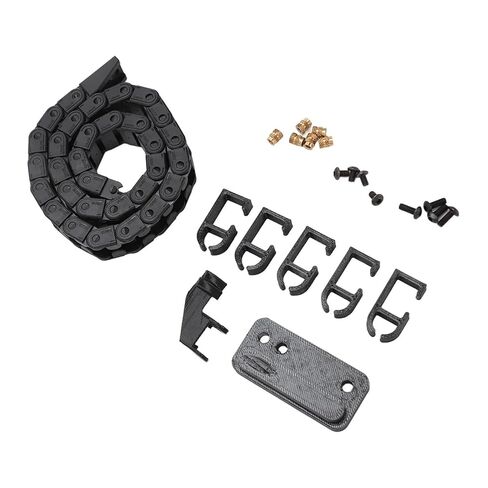 1M Printer Drag Chain 16.9in Black 1M Flexible Low Noise to Wire Carrier Cable in Kuwait