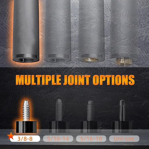 3/8-8 Carbon Pool Cue Single Shaft, Tip 10.5mm,11.8mm,12.4mm,12.5mm, Low Deflection Technology, Ultra-Smooth, Easy to Control, pro Taper in Saudi Arabia